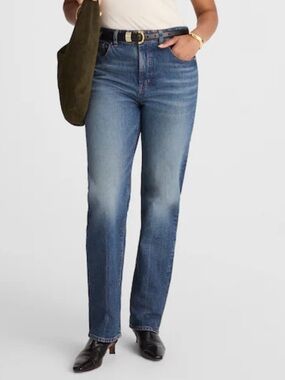 Madewell The Curvy Longline Straight Jean